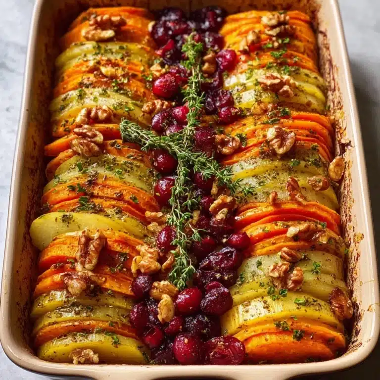 arsnip Bake with Cranberry-Honey Drizzle Recipe