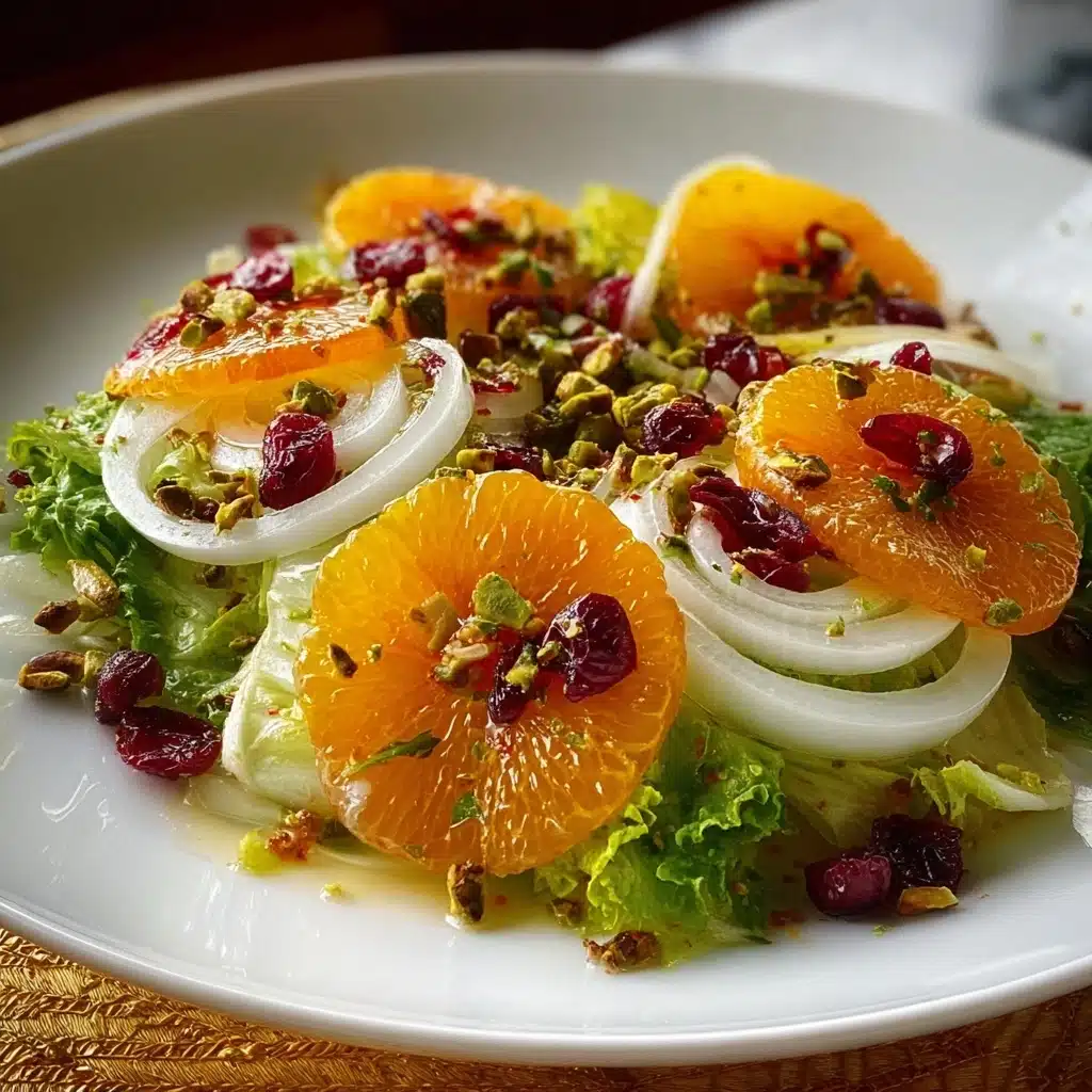 Orange Cranberry Fennel Salad with Pistachios Recipe - Recipe Image