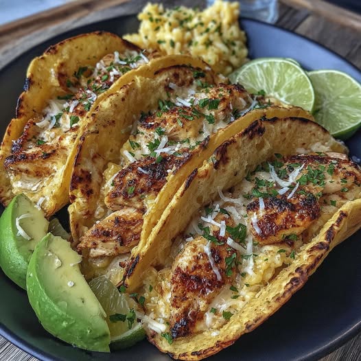 Coconut Lime Chicken Tacos Recipe - Recipe Image