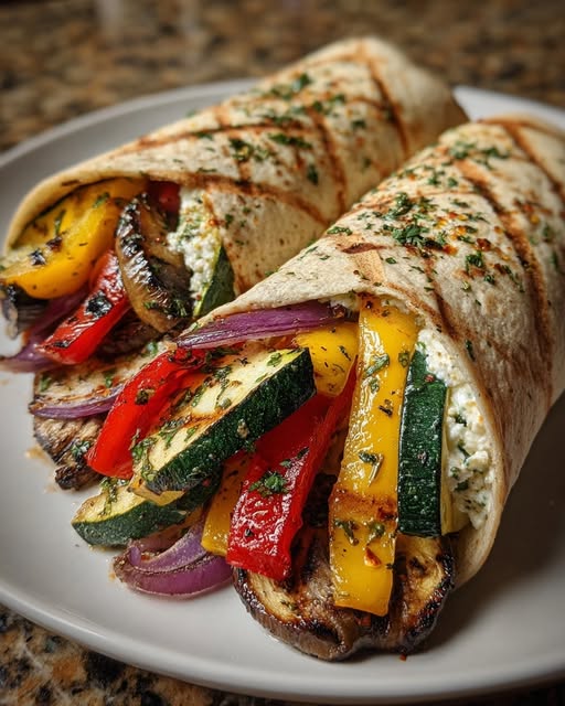 Grilled Vegetable Wrap Recipe
