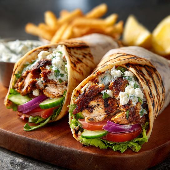 Baked Pears with Berries, Honey, Walnuts & Blue Cheese Recipe - Recipe Image