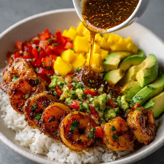 Shrimp & Avocado Bowls Recipe