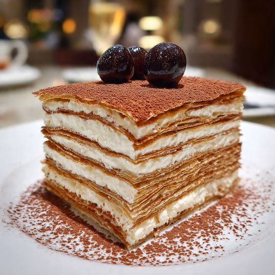 Tiramisu Crepe Cake Recipe