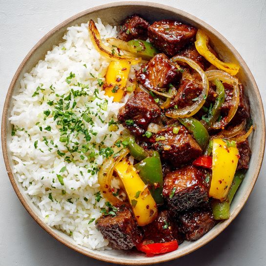 Chinese Pepper Steak with Onions Recipe - Recipe Image