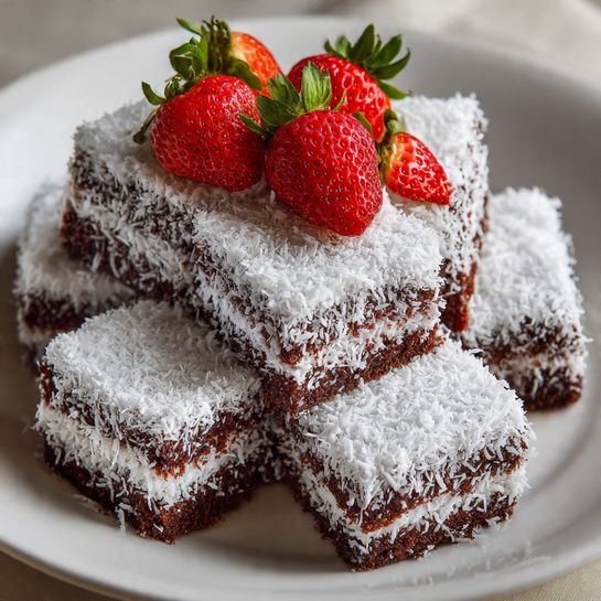 Lamington Cake Recipe - Recipe Image