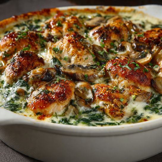 Healthy Chicken Spinach Casserole For Delicious Weeknights Recipe