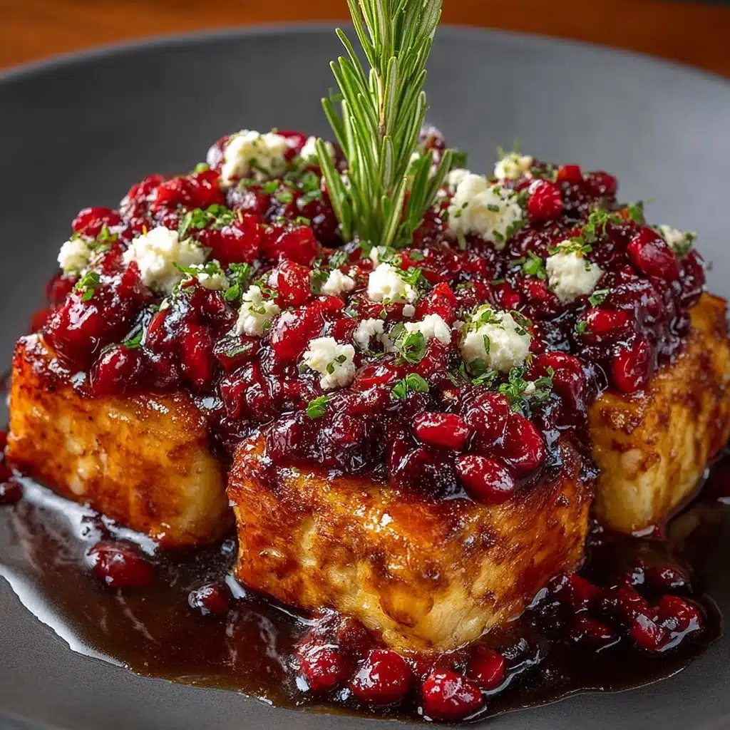 Honey Cranberry Chicken Bake with Feta Cheese Recipe