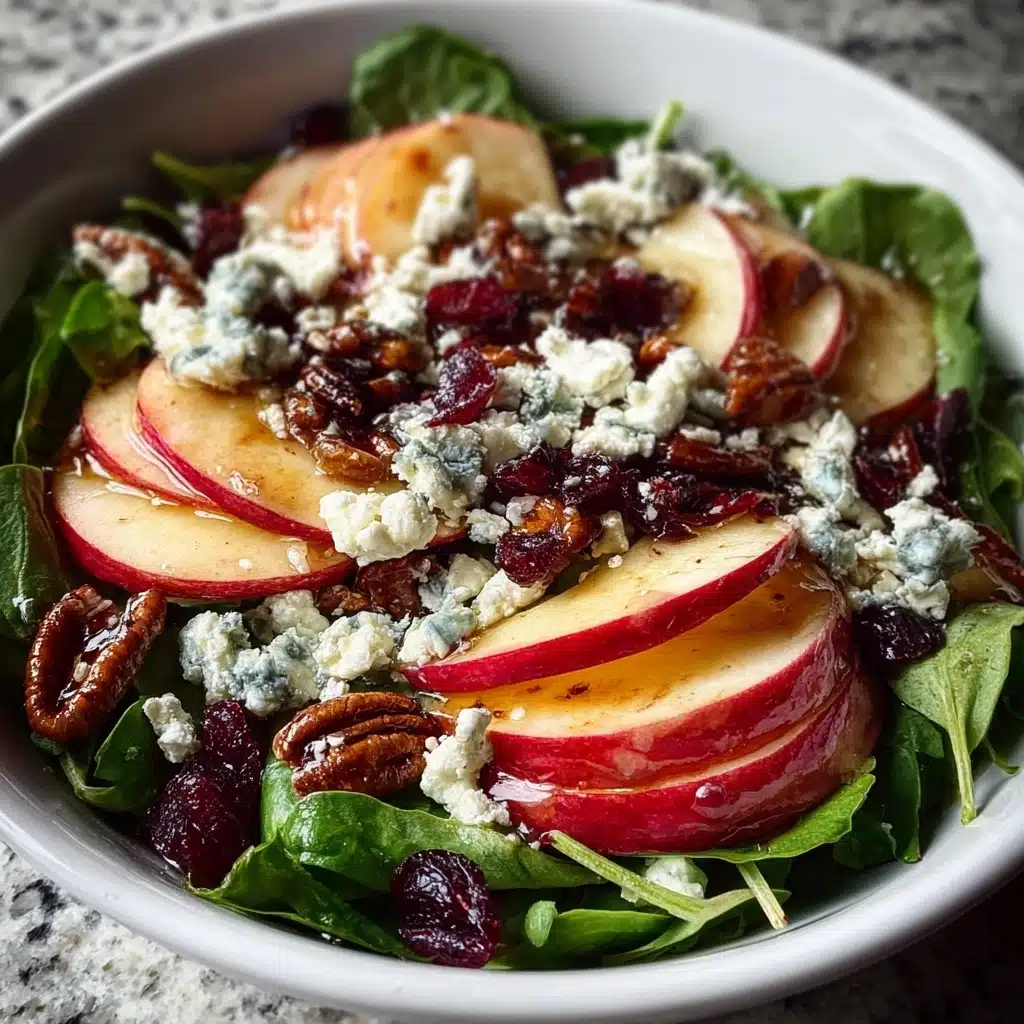Apple Pecan Goat Cheese Winter Salad Recipe