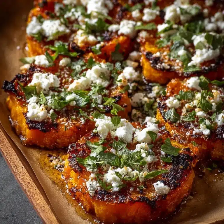 Roasted Sweet Potato Rounds with Honey & Feta Recipe
