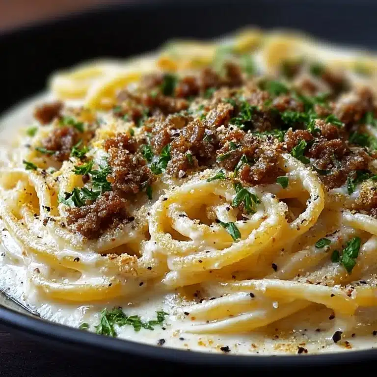 Creamy Ground Beef Alfredo Pasta – A Comforting Favorite Recipe