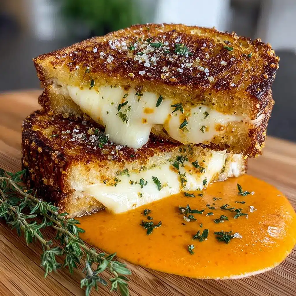 Grilled Cheese with Tomato Soup Recipe - Recipe Image