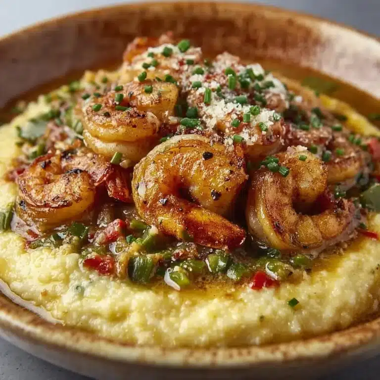 Creamy Cajun Shrimp & Grits Recipe