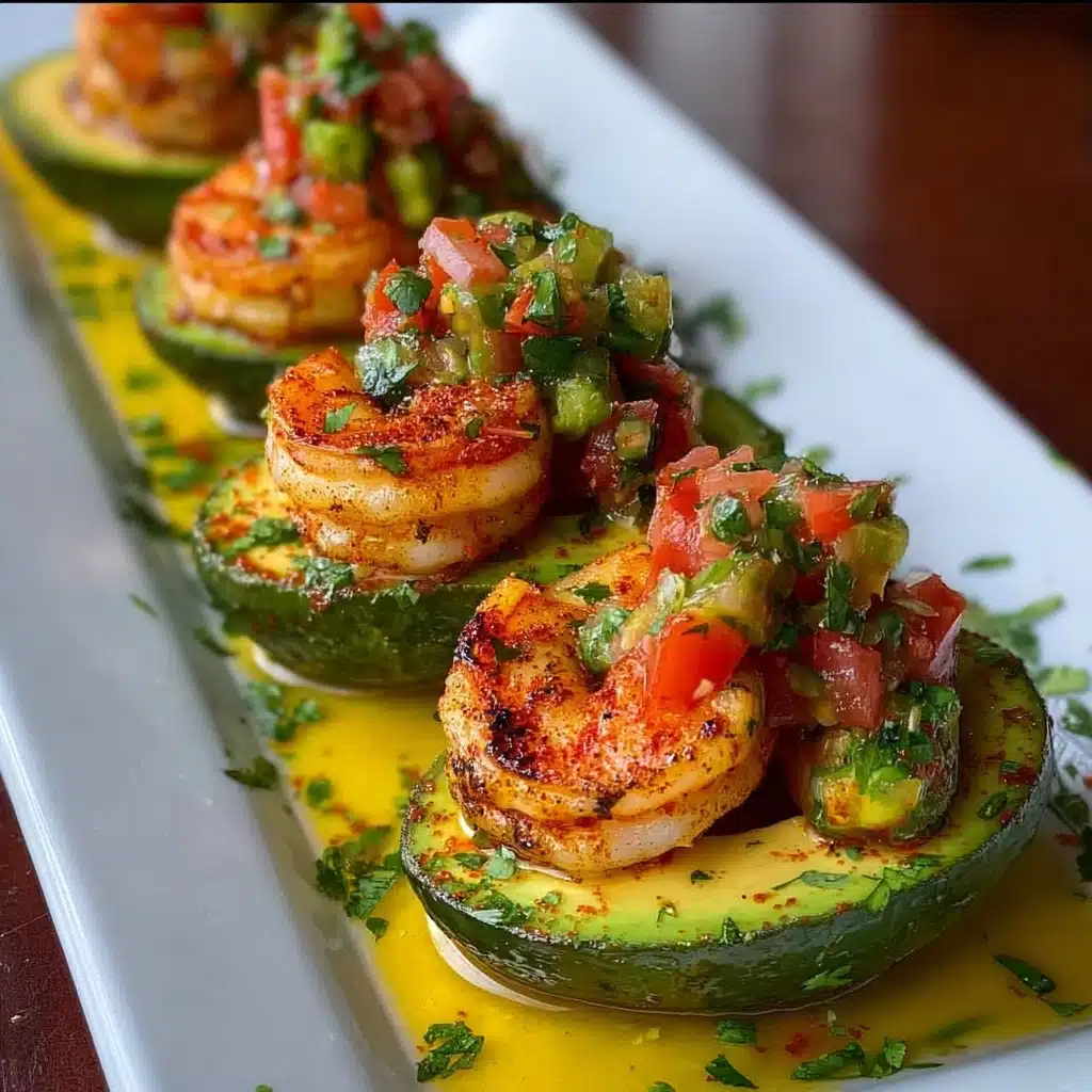 Seared Shrimp Stuffed Avocados Recipe - Recipe Image