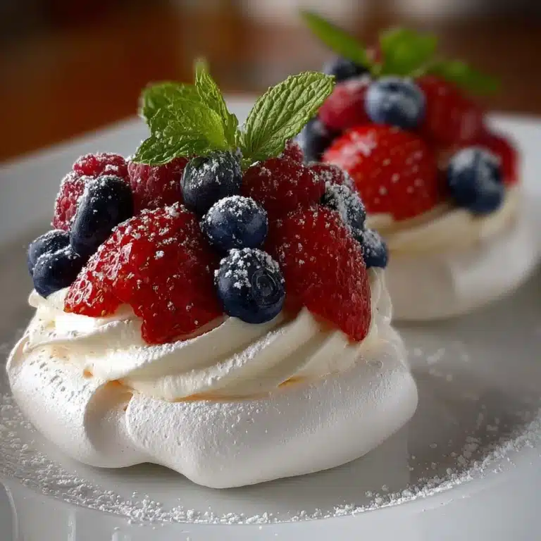 Mini Pavlovas Recipe