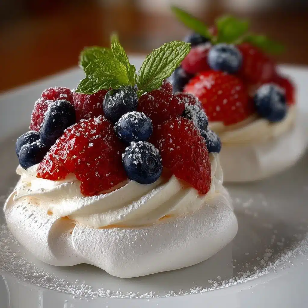 Mini Pavlovas Recipe - Recipe Image