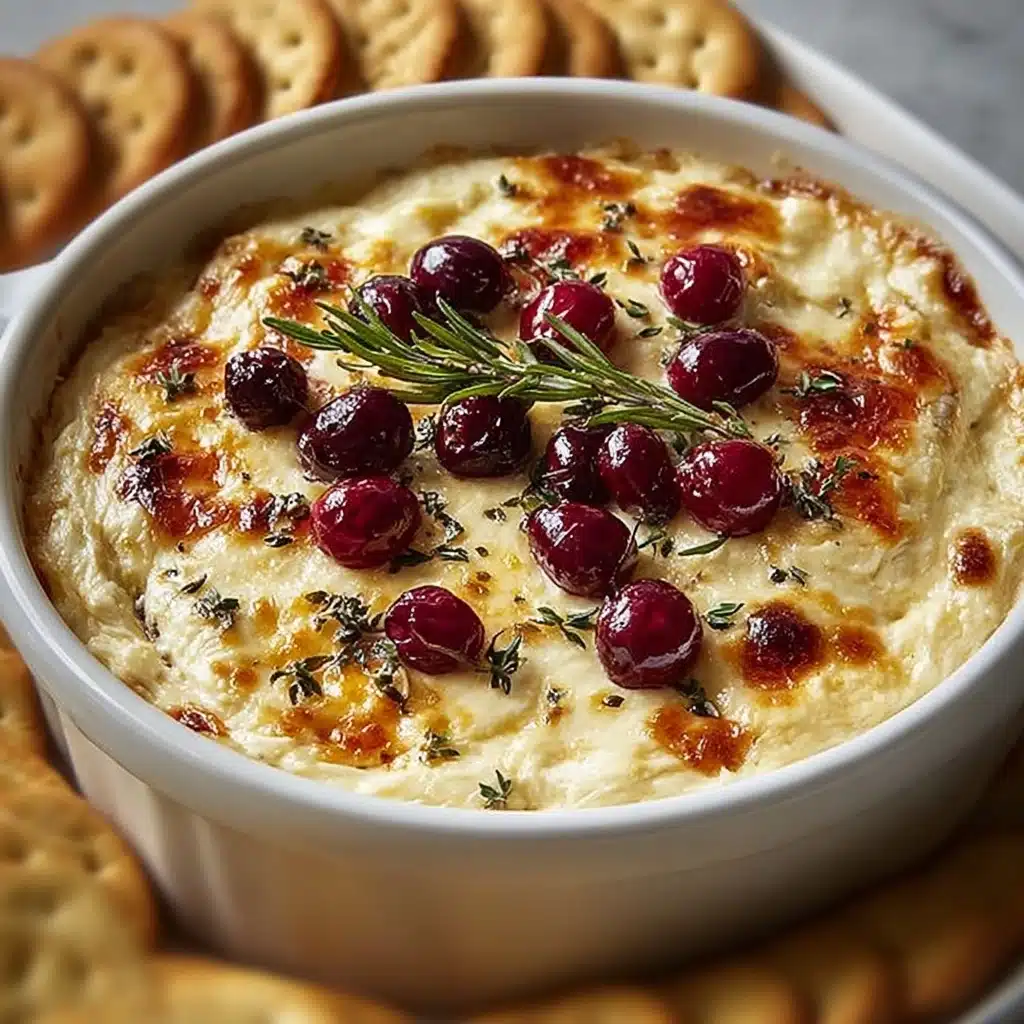 Warm Cranberry-White Cheddar Dip Recipe - Recipe Image