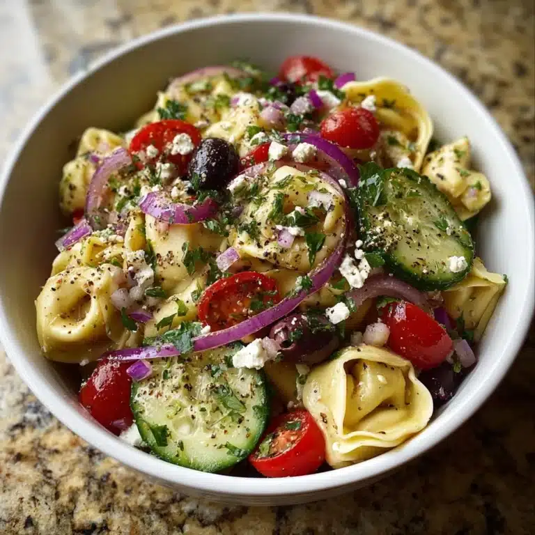 Greek Tortellini Pasta Salad Recipe