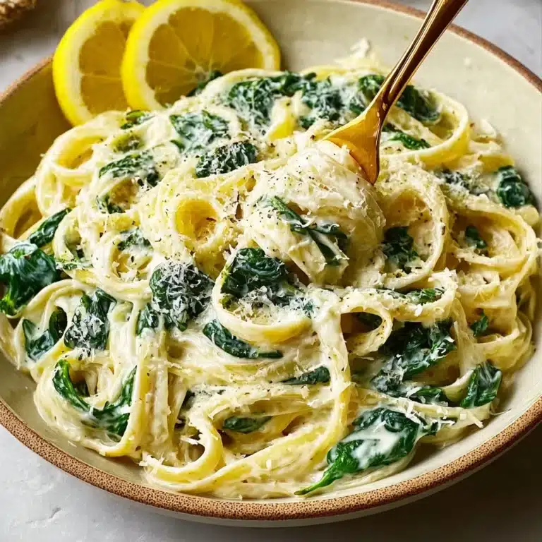 Zesty Lemon Ricotta & Spinach Pasta Recipe