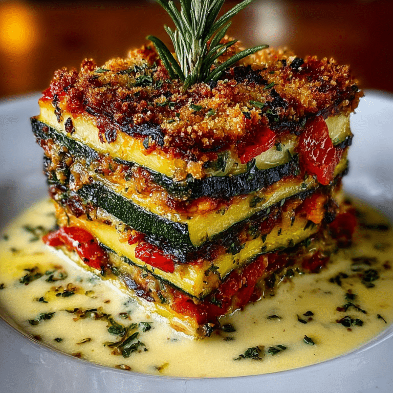 Mediterranean Vegetable Lasagna Recipe