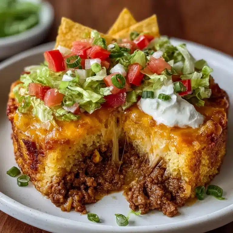 Taco Casserole with Dorito Crust Recipe