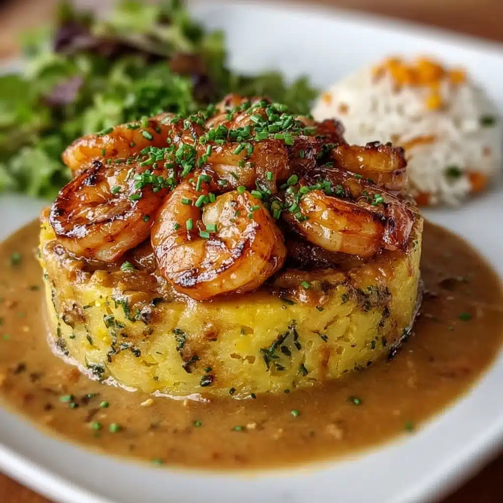 Mofongo Stuffed with Criollo Shrimp Recipe - Recipe Image