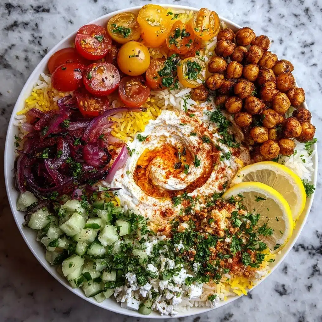 Mediterranean Chickpea Rice Bowl Recipe - Recipe Image
