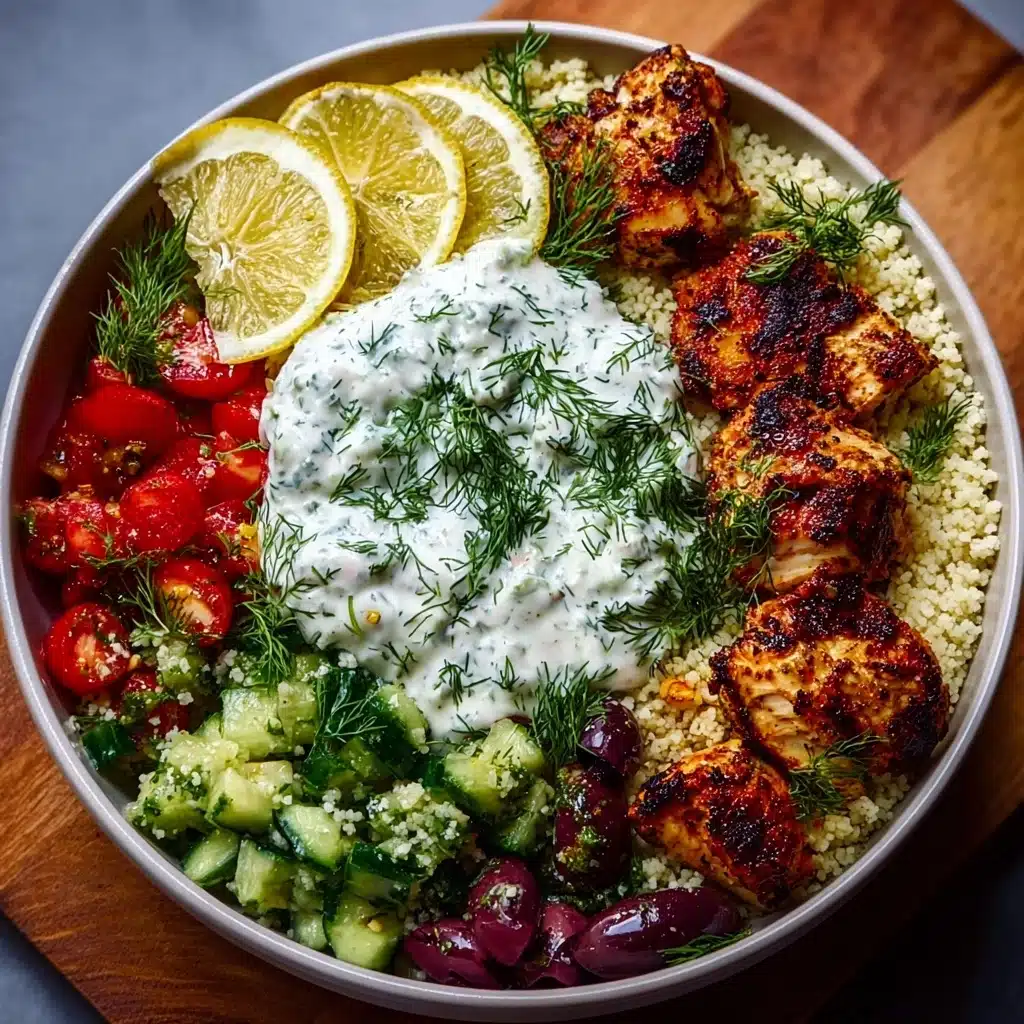 owl with Creamy Tzatziki and Fresh Herbs Recipe