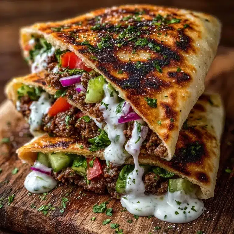 Juicy Mediterranean Beef Pita Pockets (Weeknight Favorite) Recipe