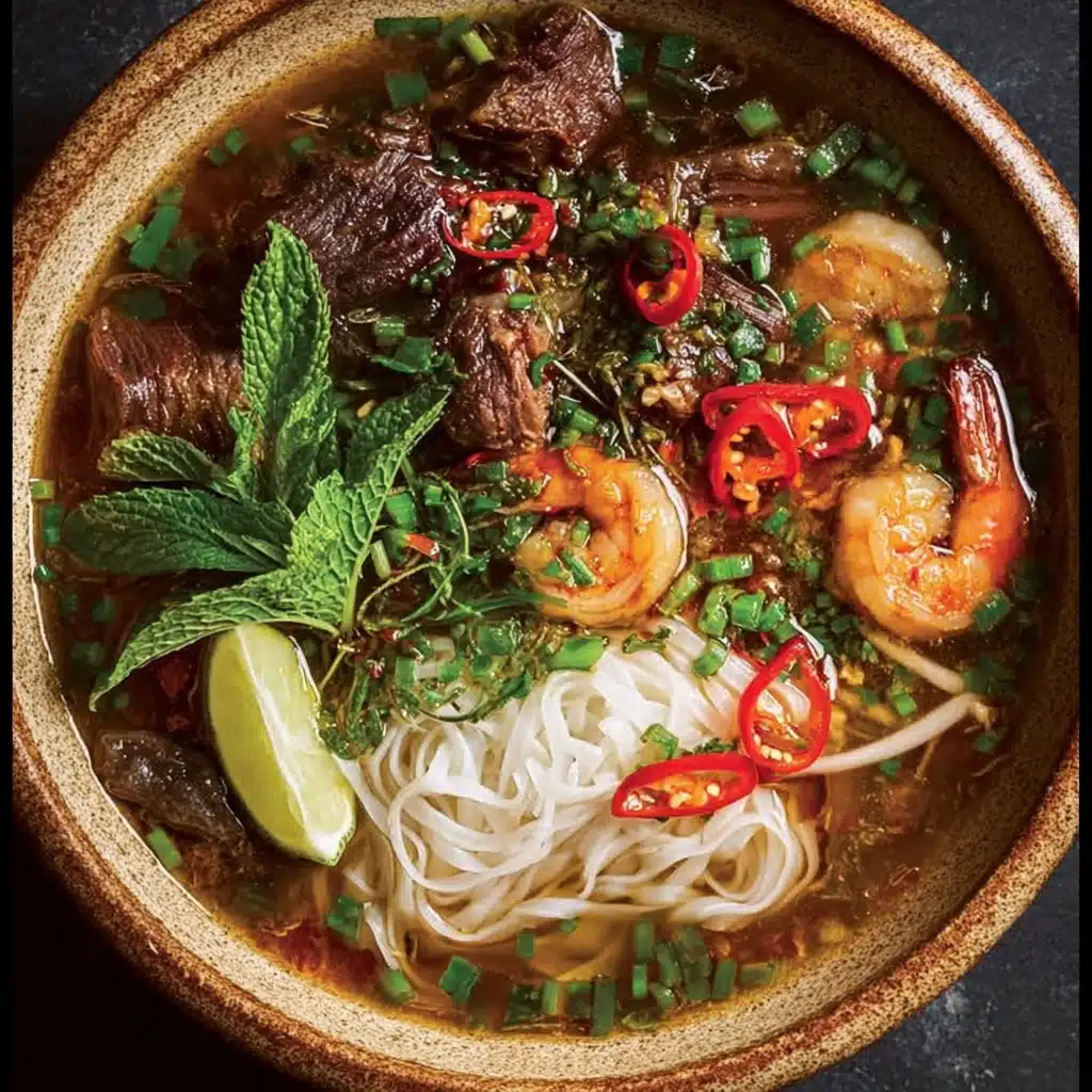 Spicy Oxtail & Shrimp Pho Recipe