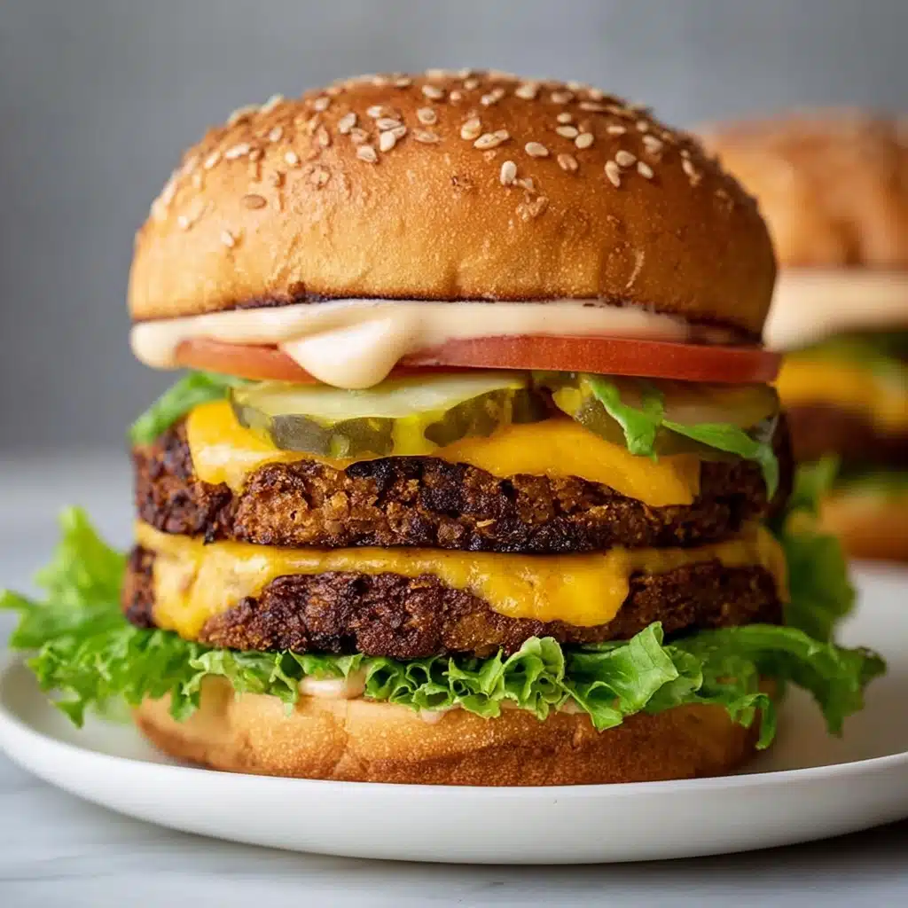 Plant-Based Vegan Big Mac Recipe - Recipe Image