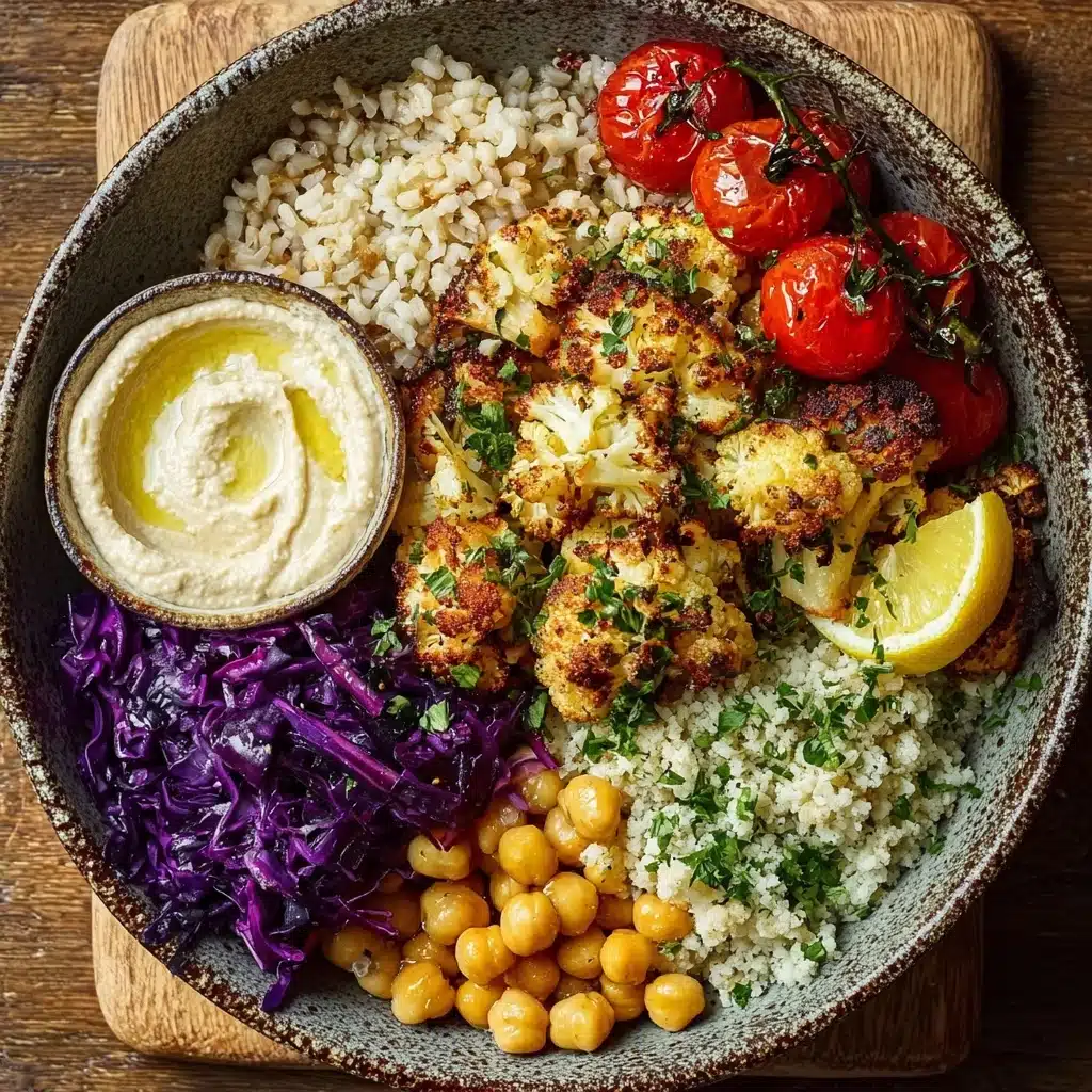 Roasted Cauliflower & Chickpea Tahini Bowl Recipe - Recipe Image