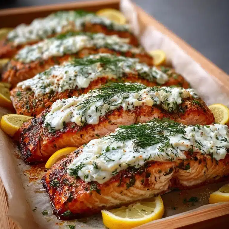 Lemon Yogurt Baked Salmon Recipe