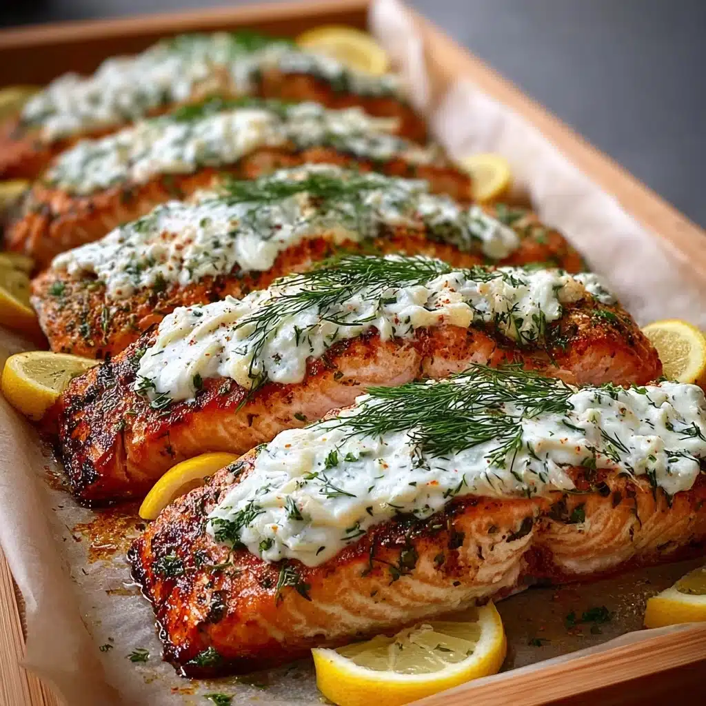 Lemon Yogurt Baked Salmon Recipe