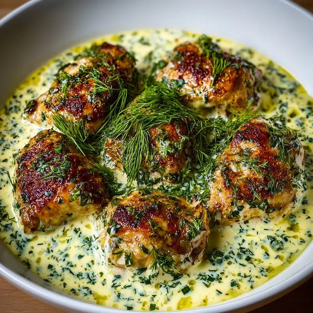 Creamy Yogurt Chicken with Herbs Recipe - Recipe Image