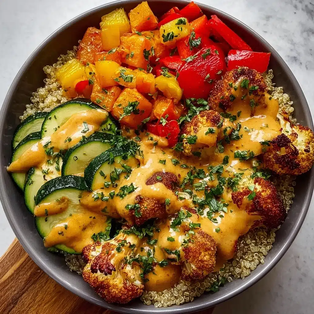 Lemon Tahini Roasted Veggie Bowl Recipe - Recipe Image