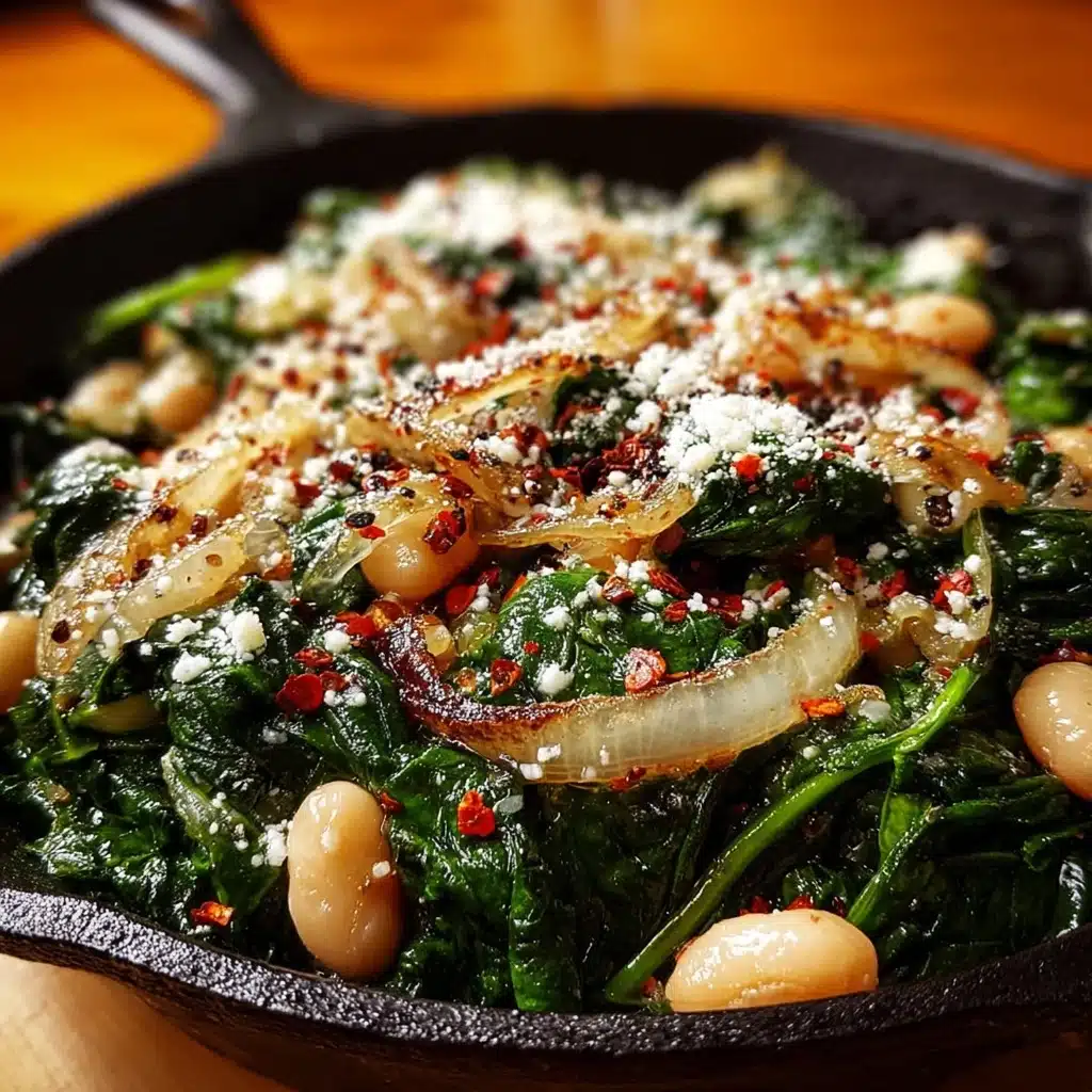 Warm White Bean & Spinach Skillet Recipe - Recipe Image