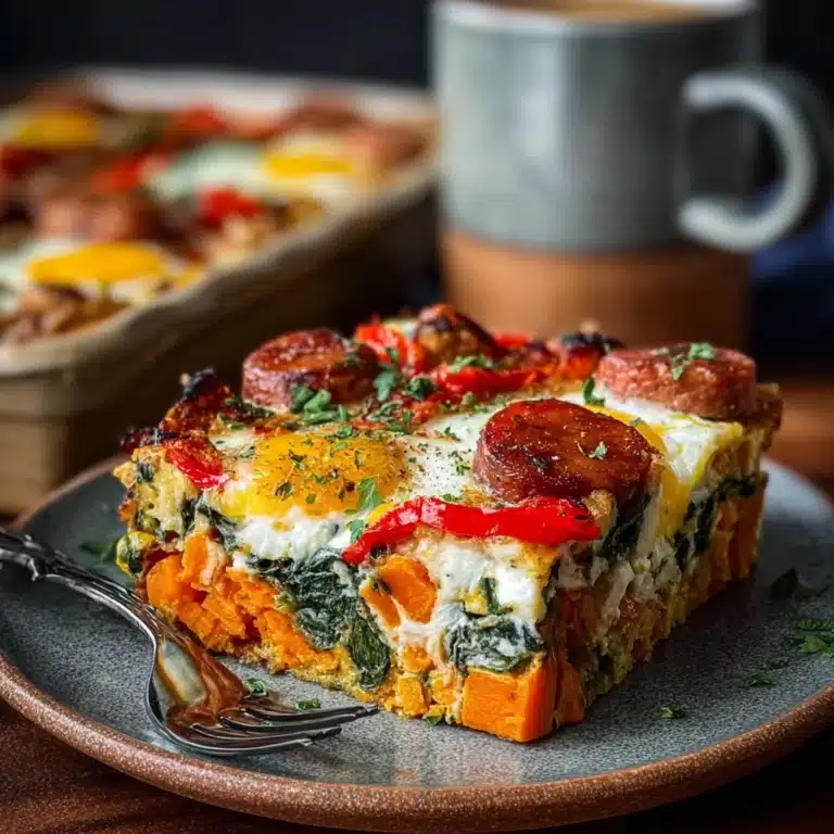 Protein-Packed Sweet Potato Egg Casserole Recipe