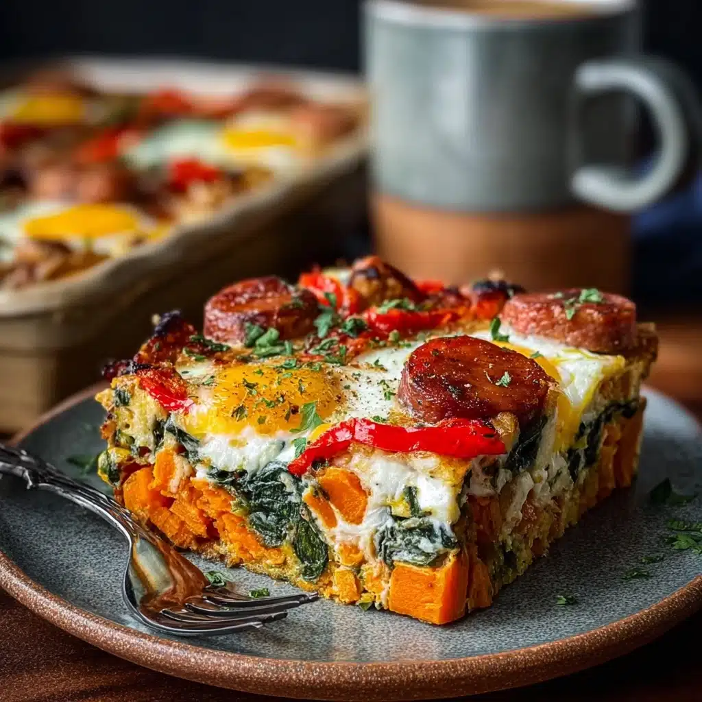 Protein-Packed Sweet Potato Egg Casserole Recipe - Recipe Image