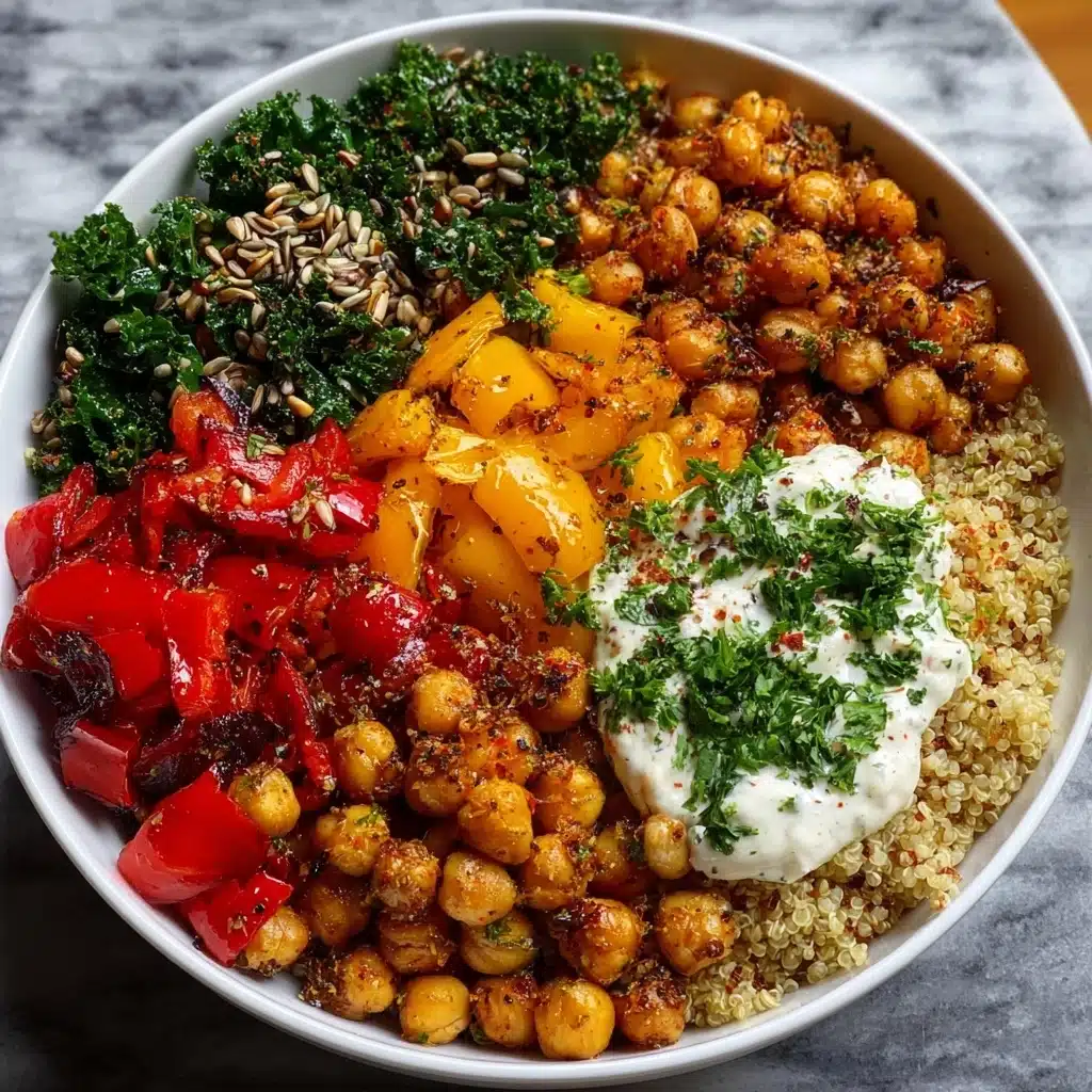 Warm Chickpea & Kale Grain Bowl Recipe