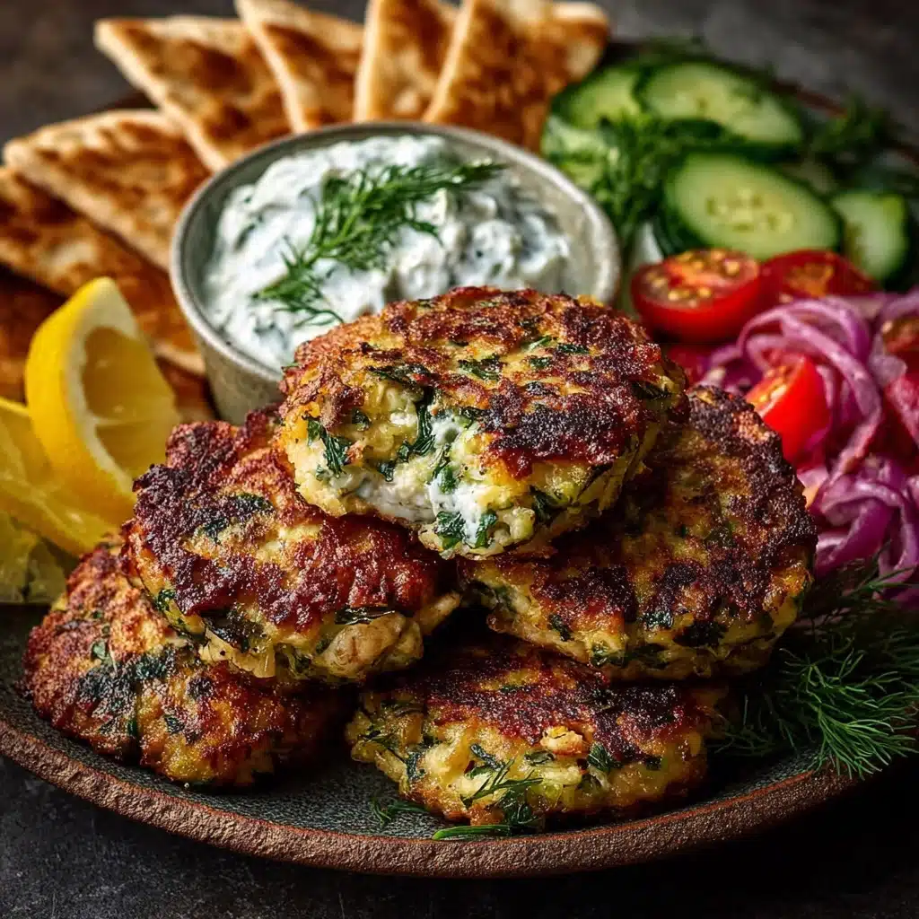 Mediterranean Chicken Patties Recipe