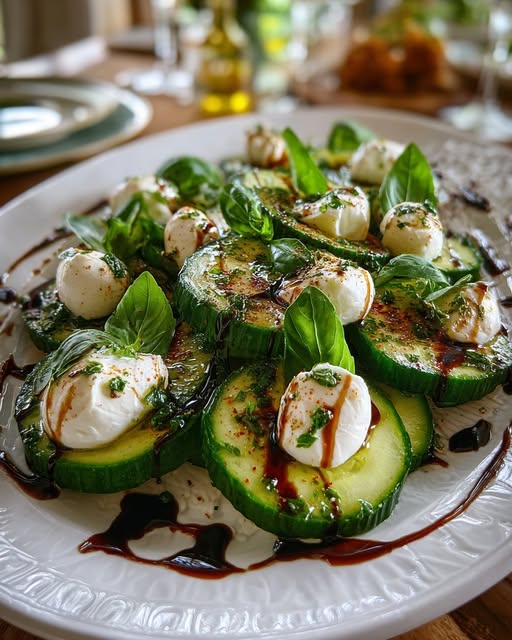 Basil Essence & Balsamic Drizzle Recipe