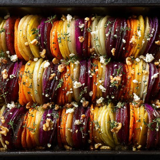 umpkin Bake with Maple-Cranberry Drizzle Recipe - Recipe Image