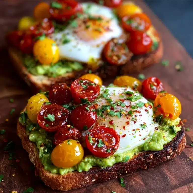 asts with Chili Honey & Roasted Tomatoes Recipe