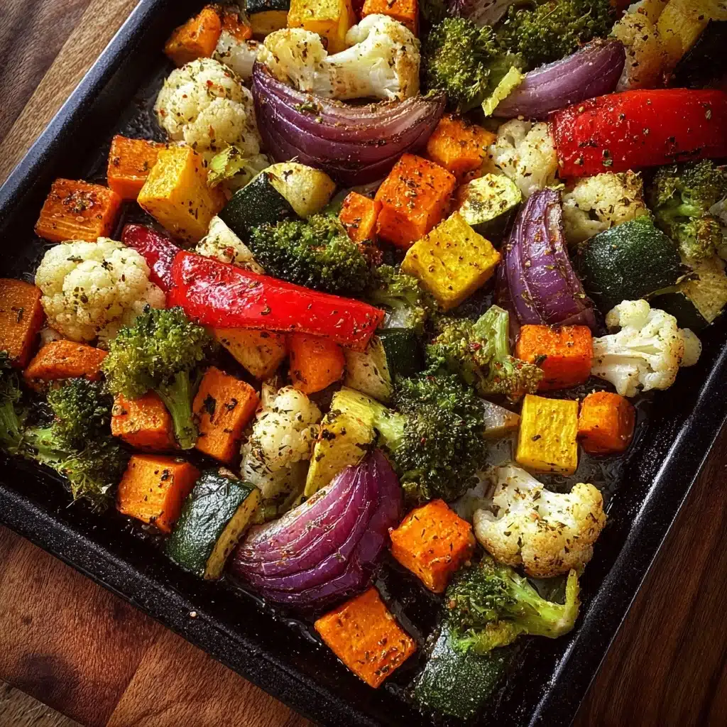 Roasted Veggie Sheet Pan Mix Recipe - Recipe Image