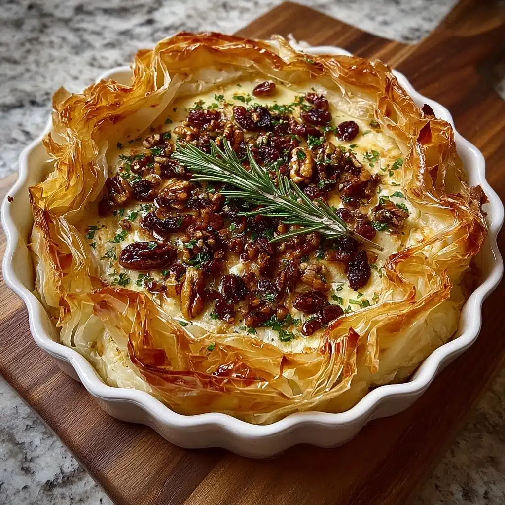 Festive Brie Phyllo Layers Recipe