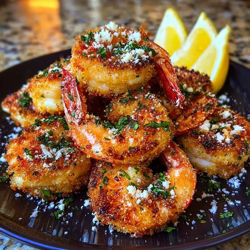 Crispy Cheesy Garlic Shrimp Bombs Recipe