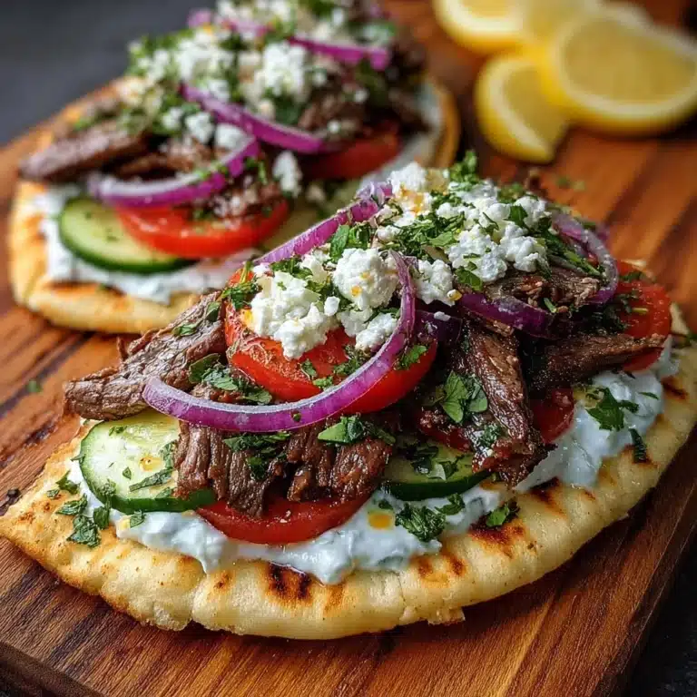 Greek Steak Gyros Recipe