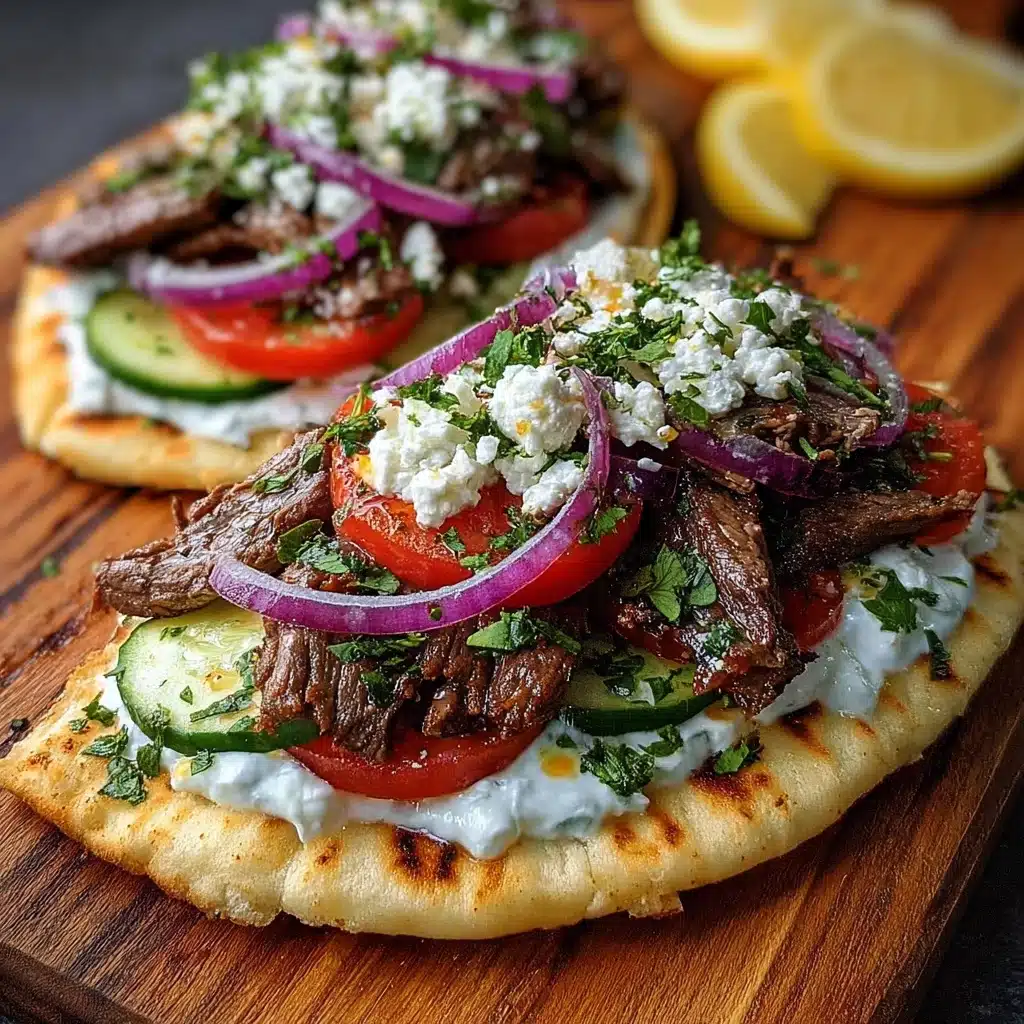 Greek Steak Gyros Recipe