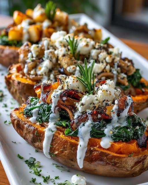 Drizzled with Lemon Garlic Yogurt Sauce Recipe - Recipe Image