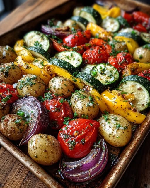 les Drizzled with Herb-Infused Olive Oil Recipe - Recipe Image